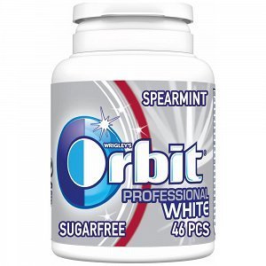 Orbit Τσίχλες Profeessional White Μπουκάλι 46τεμ