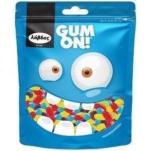Λάβδας Gum On Jelly Beans 90gr