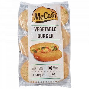 Mc Cain Burger Λαχανικών Κατεψυγμένο 1,14kg