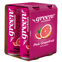 Green Mocktail Pink Grapefruit 4x330ml