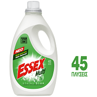 Essex Multi Απορρυπαντικό Πλυντηρίου Ρούχων Υγρό 45μεζ