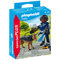 Playmobil Αστυνομικός Με Σκύλο-Ανιχνευτής