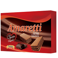 Amaretti Γκοφρέτα Choco Love Με Extra Σοκολάτα 68gr