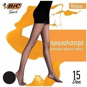 BIC Medias Καλσόν Μαύρο 15D Small