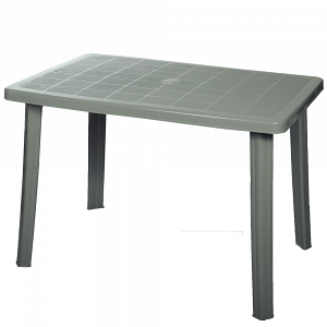 Τραπέζι Ορθογώνιο Πλαστικό Λευκό 70x110cm