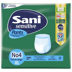 Sani Pants Εσώρουχα Ακράτειας Νο 4 Extra Large 14 Τεμάχια