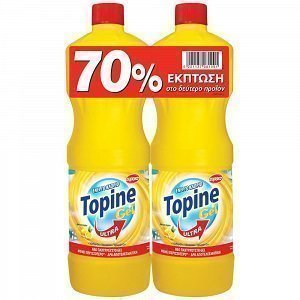Topine Ultra Lemon Χλώριο 2x1250ml To 2o -70%