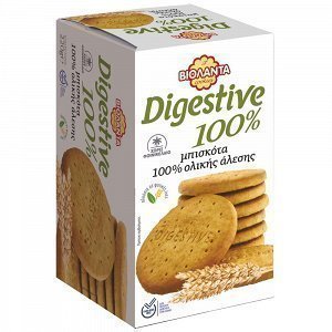 Βιολάντα Digestive Μπισκότα 100% Ολικής Άλεσης 220gr