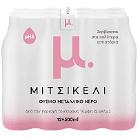 Mitsikeli Φυσικό Μεταλλικό Νερό 12x500ml