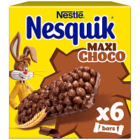 Nesquik Μπάρες Δημητριακών Maxi Choco Cereal 6x25gr