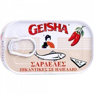Geisha Σαρδέλες Πικάντικες 125gr