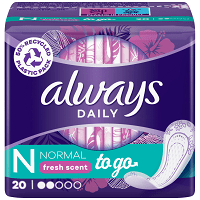 Always Singles To Go Normal Fresh Σερβιετάκια 20τεμ