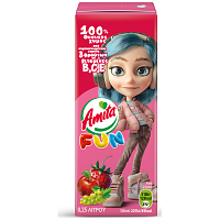 Amita Fun Κόκκινη Φρουτοπότο 250ml