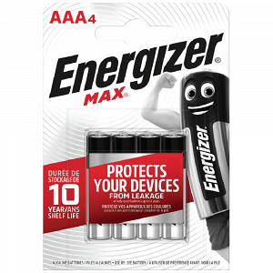 Energizer Max Αλκαλικές Μπαταρίες ΑΑΑ 4τεμ