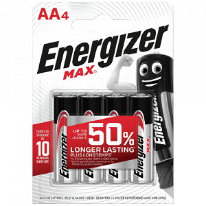Energizer Max Αλκαλικές Μπαταρίες ΑΑ 4τεμ