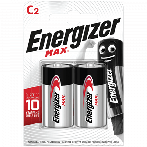 Energizer Max Αλκαλικές Μπαταρίες C 2τεμ