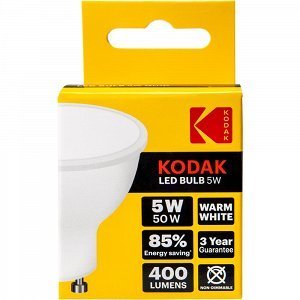 Kodak Λάμπα Led GU10 5W Warm