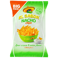 El Sabor Nacho Chips Sour Cream & Onion 180gr