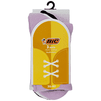 Bic Γυναικεία Sock Sport Mixed 3 Ζεύγη 36-40 Grey