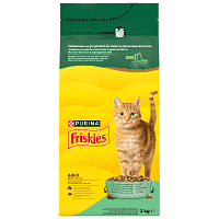 Friskies Ξηρά Τροφή Για Γάτες Indoor Κουνέλι, Κοτόπουλο & Λαχανικά 2kg