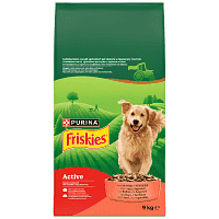 Friskies Active Ξηρά Τροφή Βοδινό 9Kg