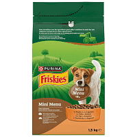 Friskies Ξηρά Τροφή Mini Menu Κοτόπουλο & Λαχανικά 1,5kg