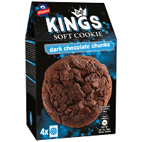 Kings Soft Cookie Dark Chocolate Chunks 160gr