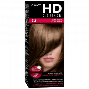 HD Color Σετ Βαφής Μαλλιών Ν7.3 Ξανθο Χρυσό