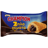 Champion Κρουασάν Με Διπλή Γέμιση Κρέμα Κακάο 100gr