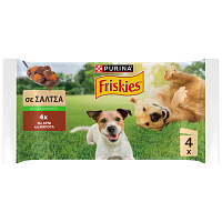 Friskies Adult Υγρή Τροφή Αρνί Καρότο 4x85gr