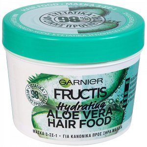 Fructis Hair Food Aloe Μάσκα Μαλλιών 390ml