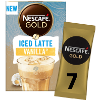 Nescafe Gold Iced Latte Vanilla 7 Φακελάκια 105gr