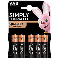 Duracell Μπαταρίες Simply Alc Duracell MN-1500 AA 5τεμ
