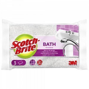Scotch-Brite Σφουγγάρι Λευκό για το Μπάνιο Δεν Χαράζει