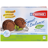 Γιώτης Sweet & Balance Μίγμα Παγωτού Σοκολάτας 216gr