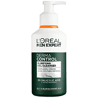 L'oreal Men Derma Control Gel Καθαριστικό Προσώπου 260ml
