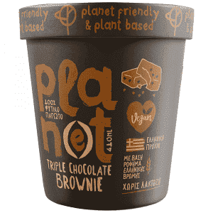 Planet Παγωτό Triple Chocolate Brownie 260gr (410ml)