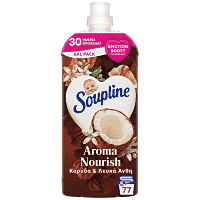 Soupline Μαλακτικό Συμπ. Aroma Καρύδα & Λευκά Άνθη 77μεζ 1,70lt