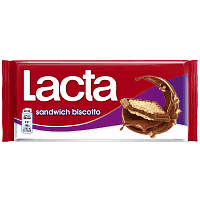 Lacta Sandwich Biscotto Σοκολάτα Γάλακτος 87gr