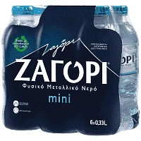 Ζαγόρι Φυσικό Μεταλλικό Νερό Go Green 6x330ml