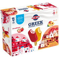 Κρι Κρι Greek Frozen Yogurt Mini Mix Φράουλα-Ροδάκινο 280gr
