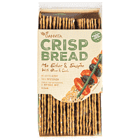 Crisp Bread Με Ελιές & Σκόρδο 130gr