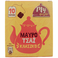 My Gusto Μαύρο Τσάι 10 φακελάκια