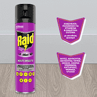 Raid Multi Insects Εντομοκτόνο Spray 400ml
