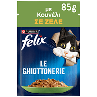 Felix Agail Φακελάκι Τροφή Γάτας Κουνέλι 85gr