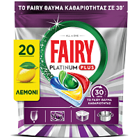 Fairy Platinum Ταμπλέτες Πλυντηρίου Πιάτων Miracle 20τεμ