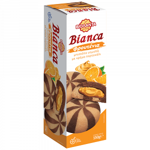 Βιολάντα Μπισκότα Bianca Με Πορτοκάλι 150gr