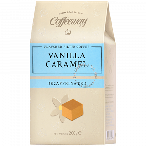Coffeeway Καφές Φίλτρου Vanilla Caramel Decaf 200gr