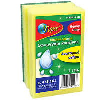 Γίφα Σφουγγάρι Κουζίνας Με Σχήμα Ανατομικό
