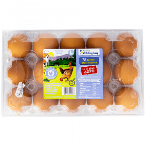 Βλαχάκη Αυγά 15αδα 63-73gr (L) 13+2 Δώρο